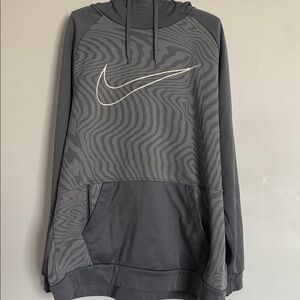 Nike Charcoal Hoodie with unique Design